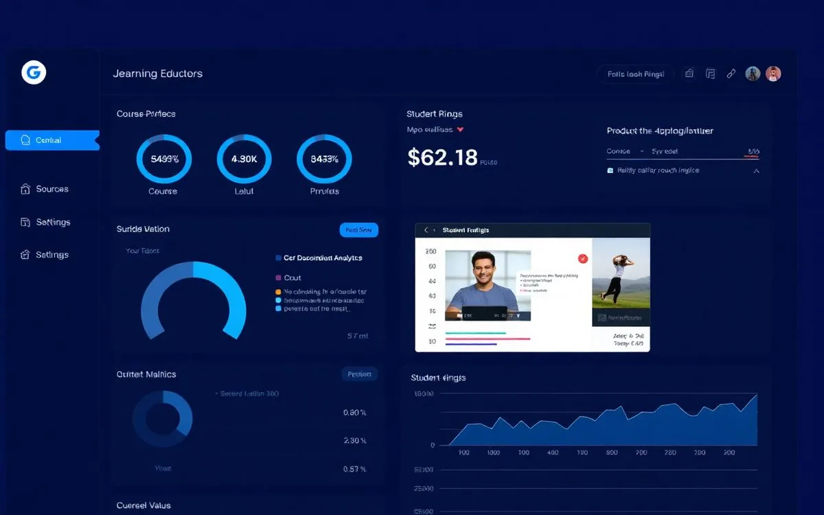 Education Platform — Northline Academy interface